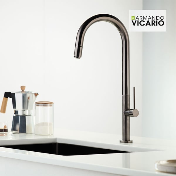 Μπαταρία νεροχύτη Tozo Black Brushed